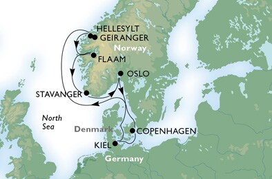 EUROPE DU NORD - Danemark,  Norvège,  Allemagne