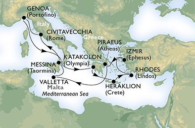Варианты недорогих круизов в 2015 году (архив)