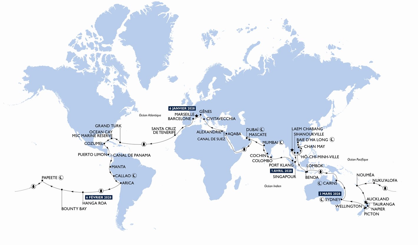 MSC World Cruise | MSC Croisières