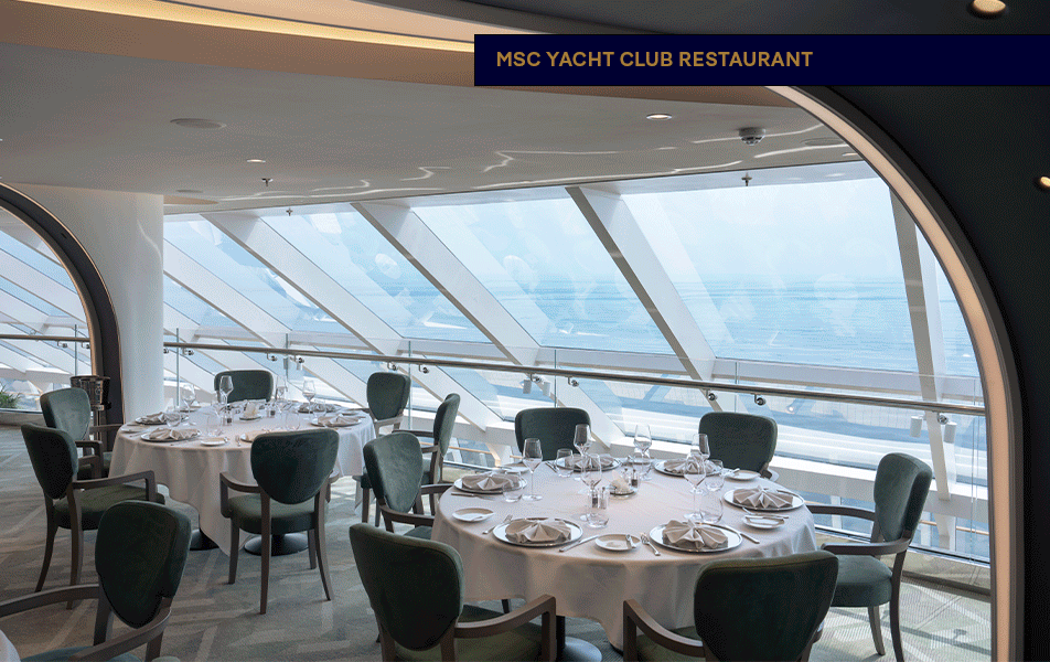 MSC Yacht Club Top Sail Lounge | MSC Cruises