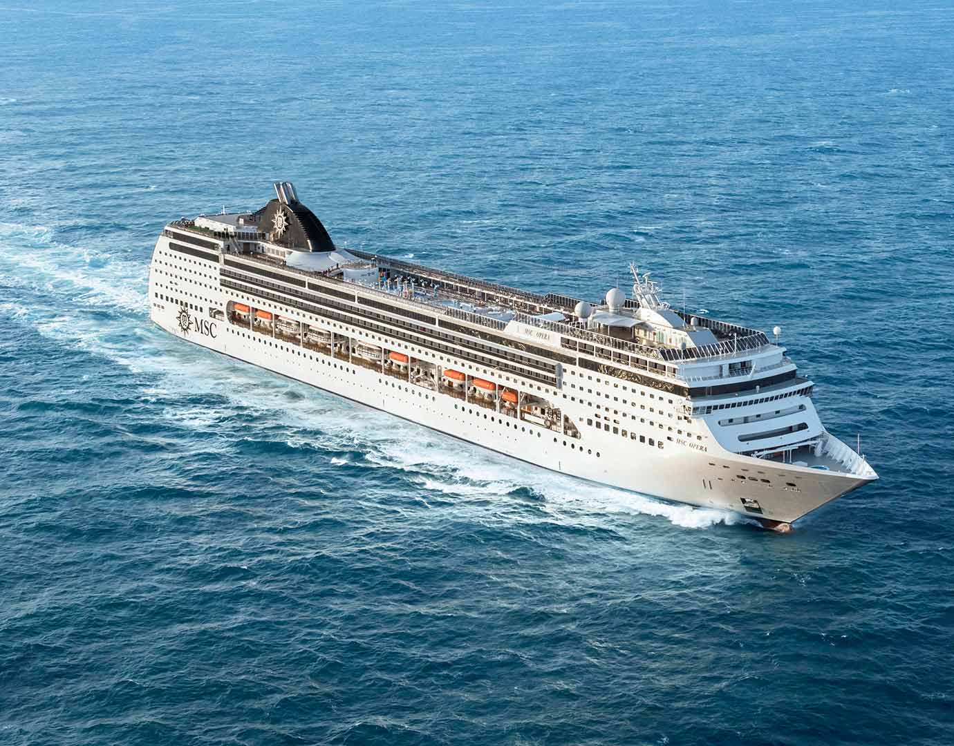 MSC Opera reprend son itinéraire habituel