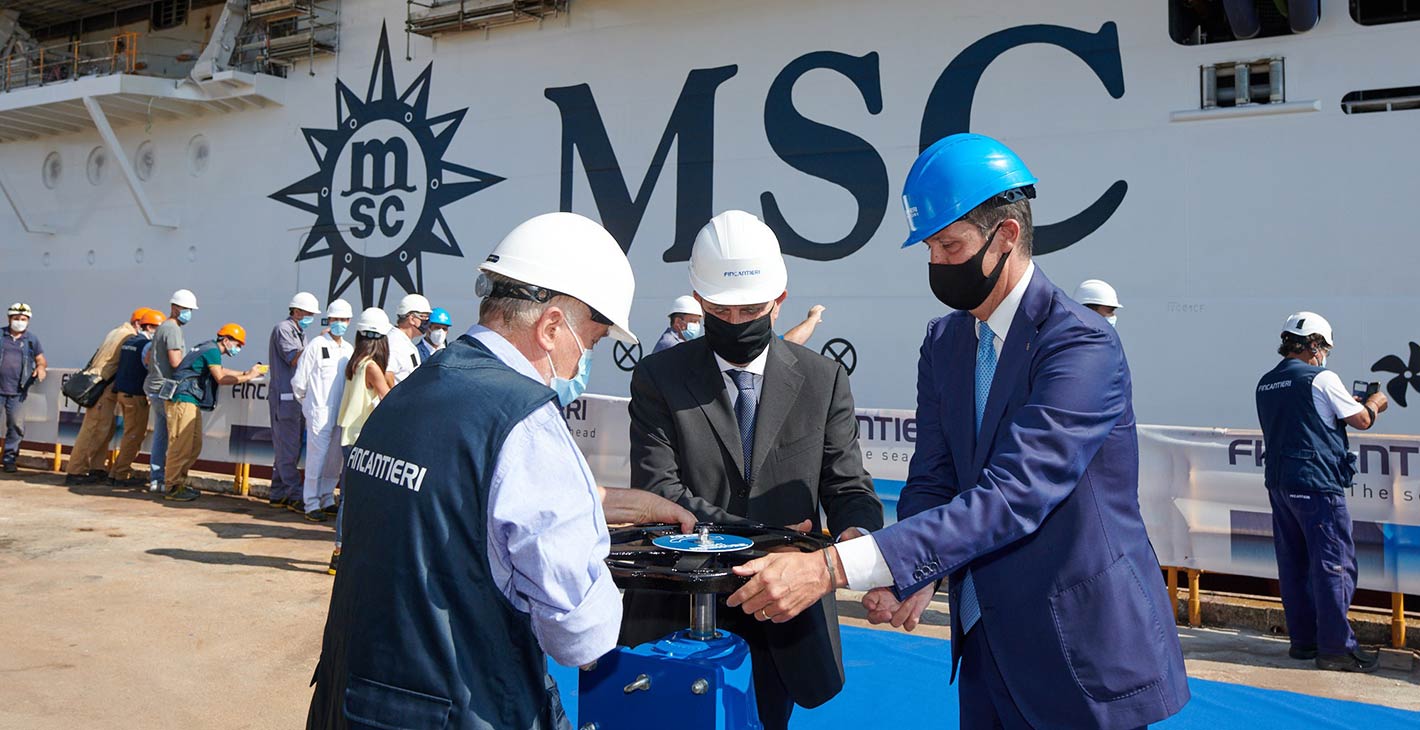 msc seashore float out ceremony