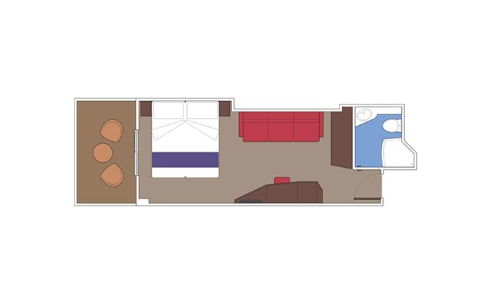 Deluxe Balcony Aurea, MSC Virtuosa | MSC Cruises Deluxe Balcony Aurea, MSC Virtuosa | MSC Cruises