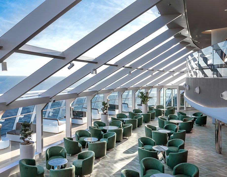 MSC Yacht Club Top Sail Lounge, MSC World Europa | MSC Cruises MSC Yacht Club Top Sail Lounge, MSC World Europa | MSC Cruises