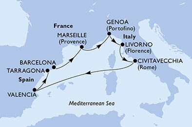 Carte de l’itinéraire