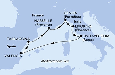 Carte de l’itinéraire