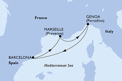 Carte de l’itinéraire