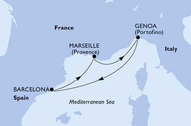 Carte de l’itinéraire