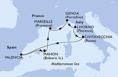 Carte de l’itinéraire