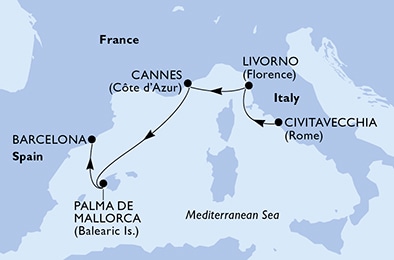 Carte de l’itinéraire