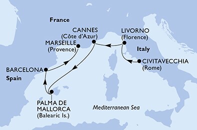 Carte de l’itinéraire