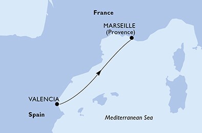 Carte de l’itinéraire