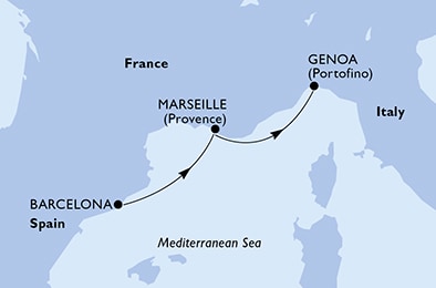 Carte de l’itinéraire