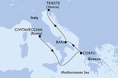 Carte de l’itinéraire
