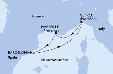Carte de l’itinéraire