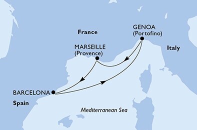 Carte de l’itinéraire